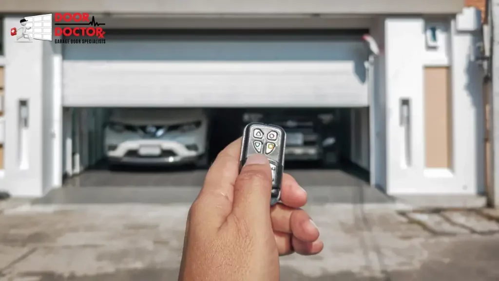 handheld garage door remote