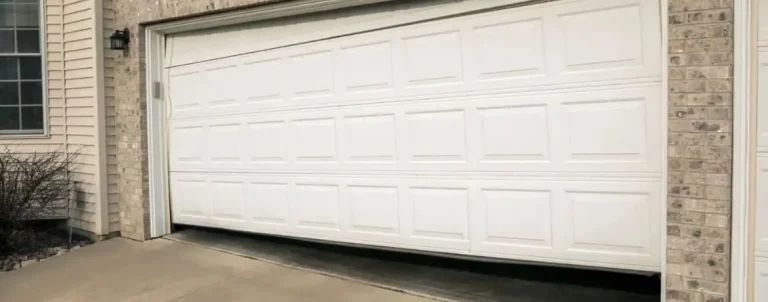 Crooked garage door