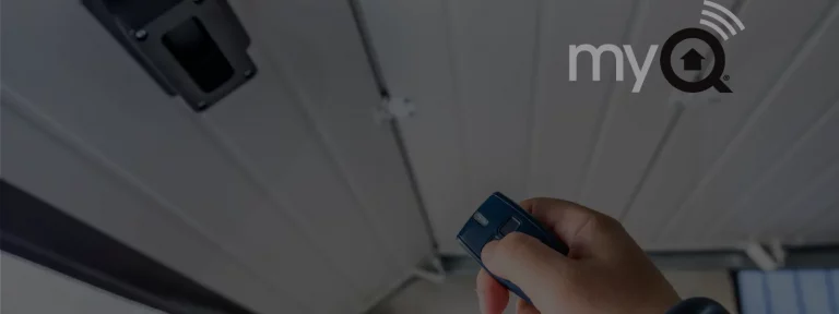MyQ Garage Door Opener Remote Banner