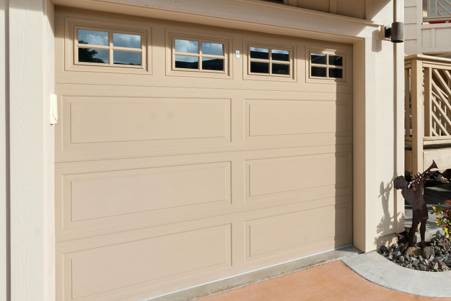 Residential garage door in Alexandria VA representing Door Doctor repair and installation services