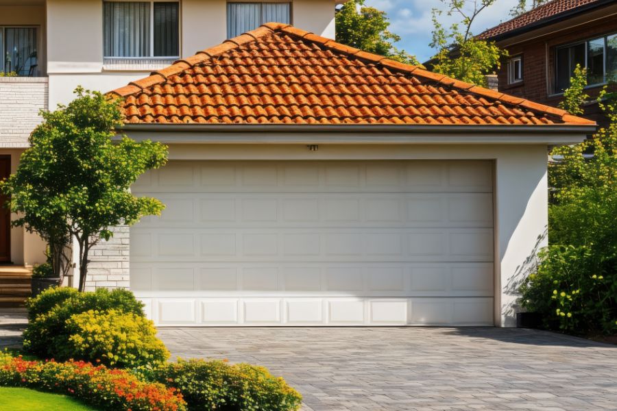 Residential garage door in Arlington County VA representing Door Doctor repair and installation services