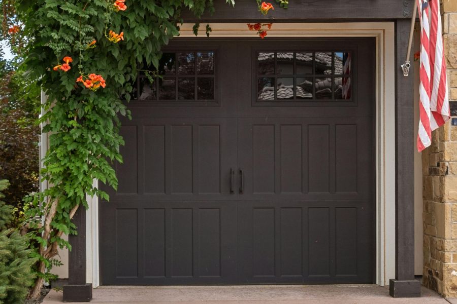 Residential garage door in Burke VA representing Door Doctor repair and installation services