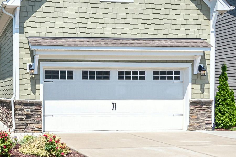 Residential garage door in Haymarket VA representing Door Doctor repair and installation services