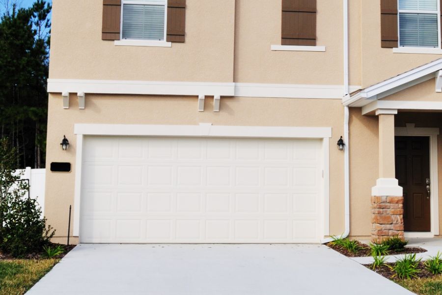 Residential garage door in Oakton VA representing Door Doctor repair and installation services