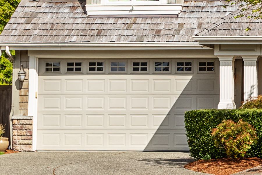 Residential garage door in Purcellville VA representing Door Doctor repair and installation services