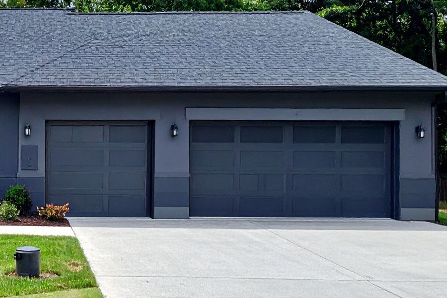 Residential garage door in Vienna VA representing Door Doctor repair and installation services