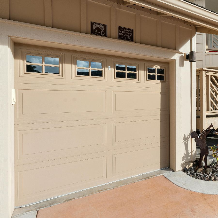 Haymarket VA home with updated garage door serviced by local company Door Doctor