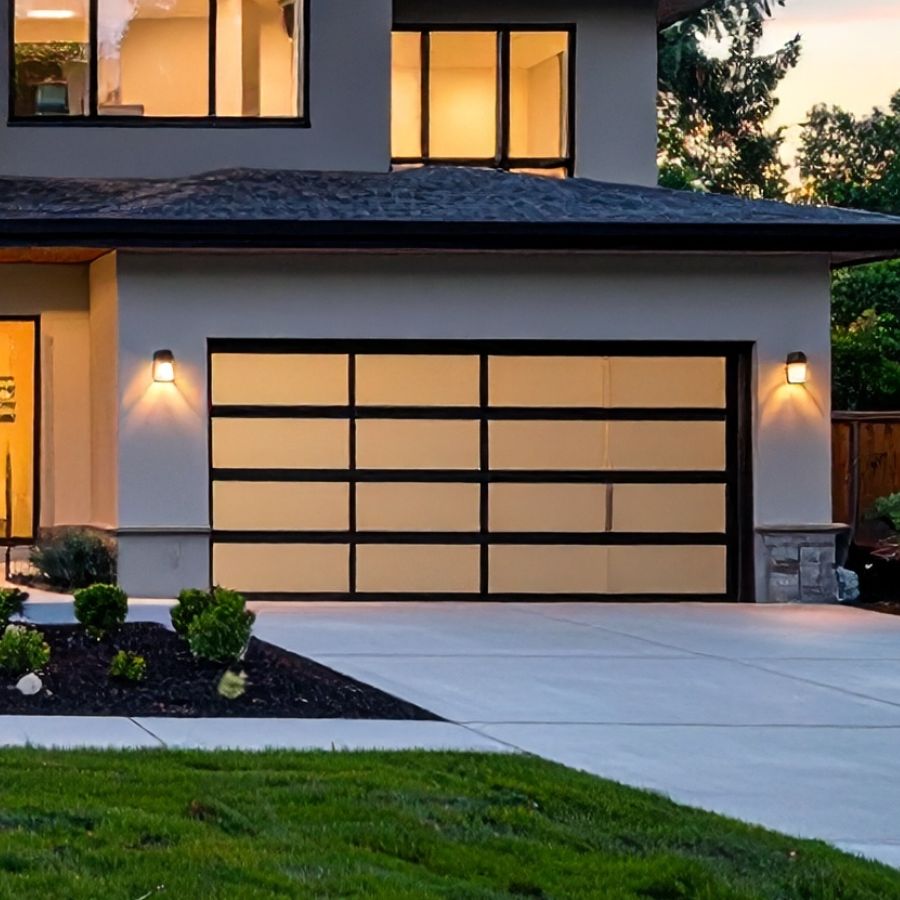 Cascades VA home with updated garage door serviced by local company Door Doctor